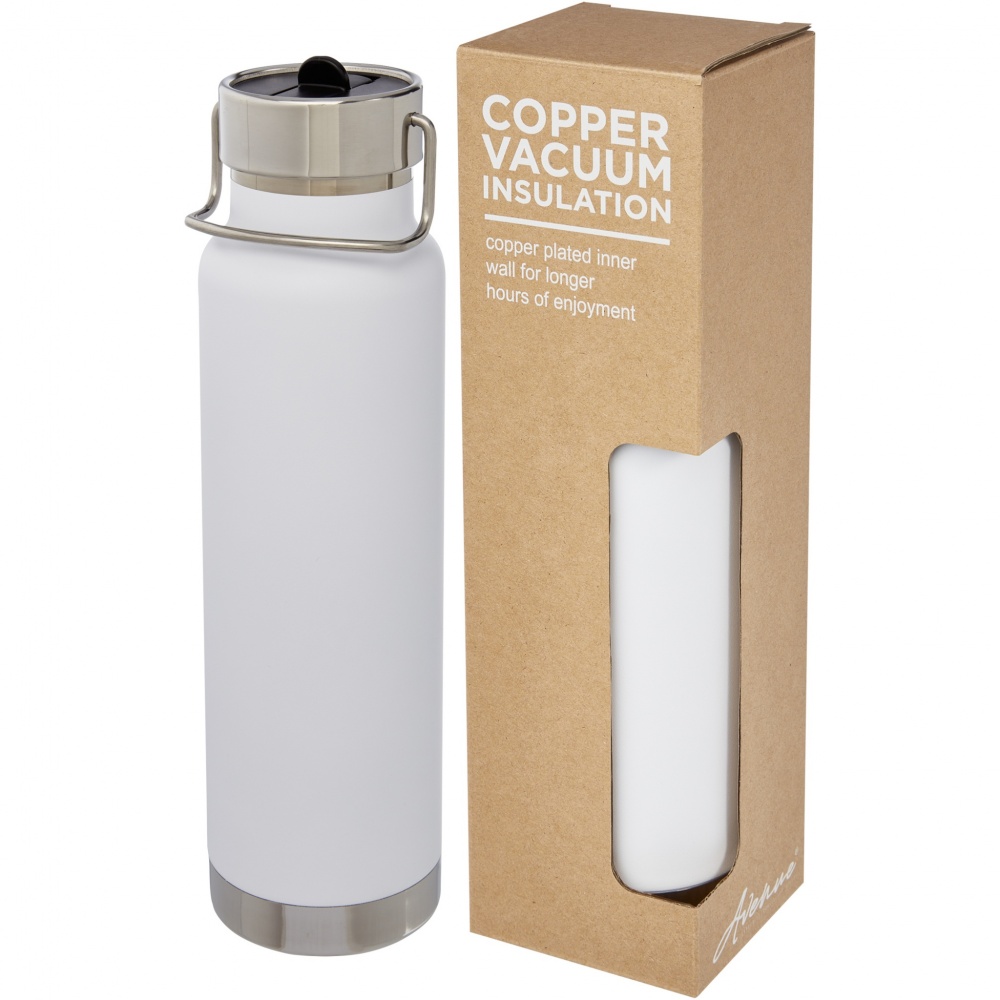 Logo trade promotional merchandise image of: Thor 750 ml copper vacuum insulated sport bottle